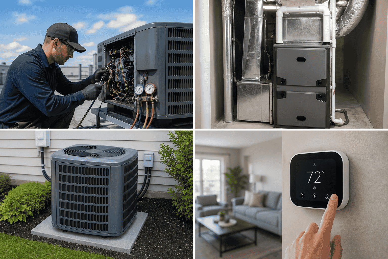 New heating and air conditioning system installation in Baltimore, MD